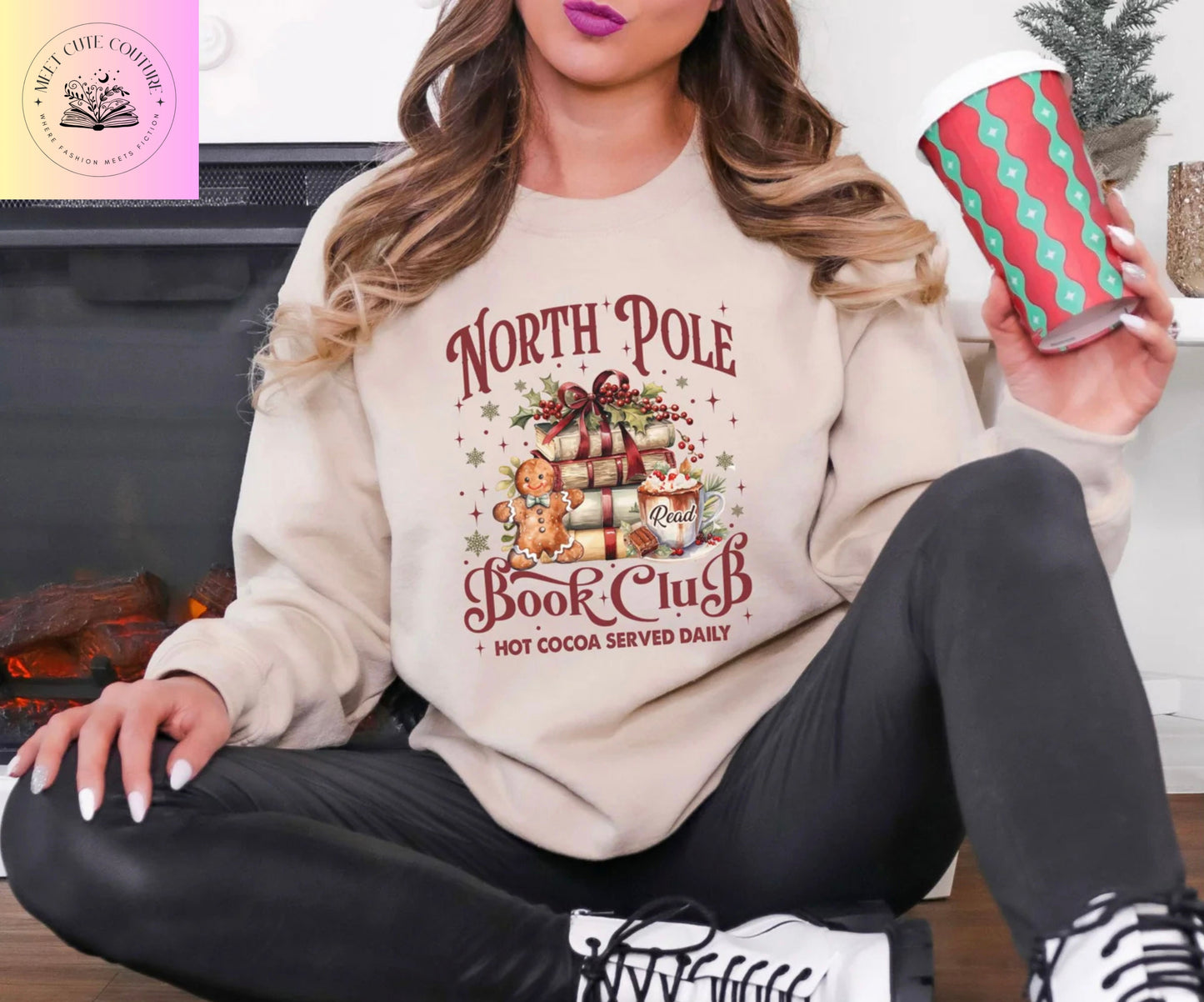 North Pole Book Club Sweatshirt