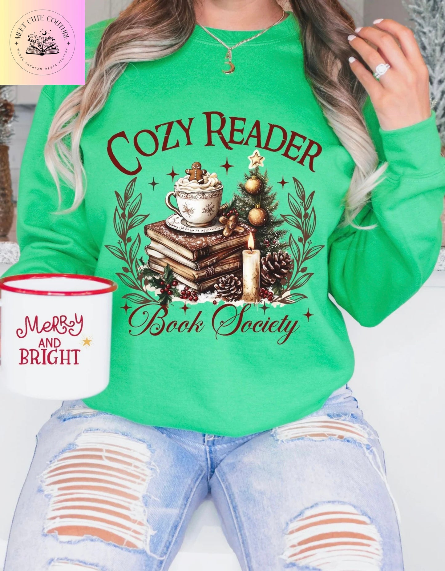 Cozy Reader Book Society Sweatshirt