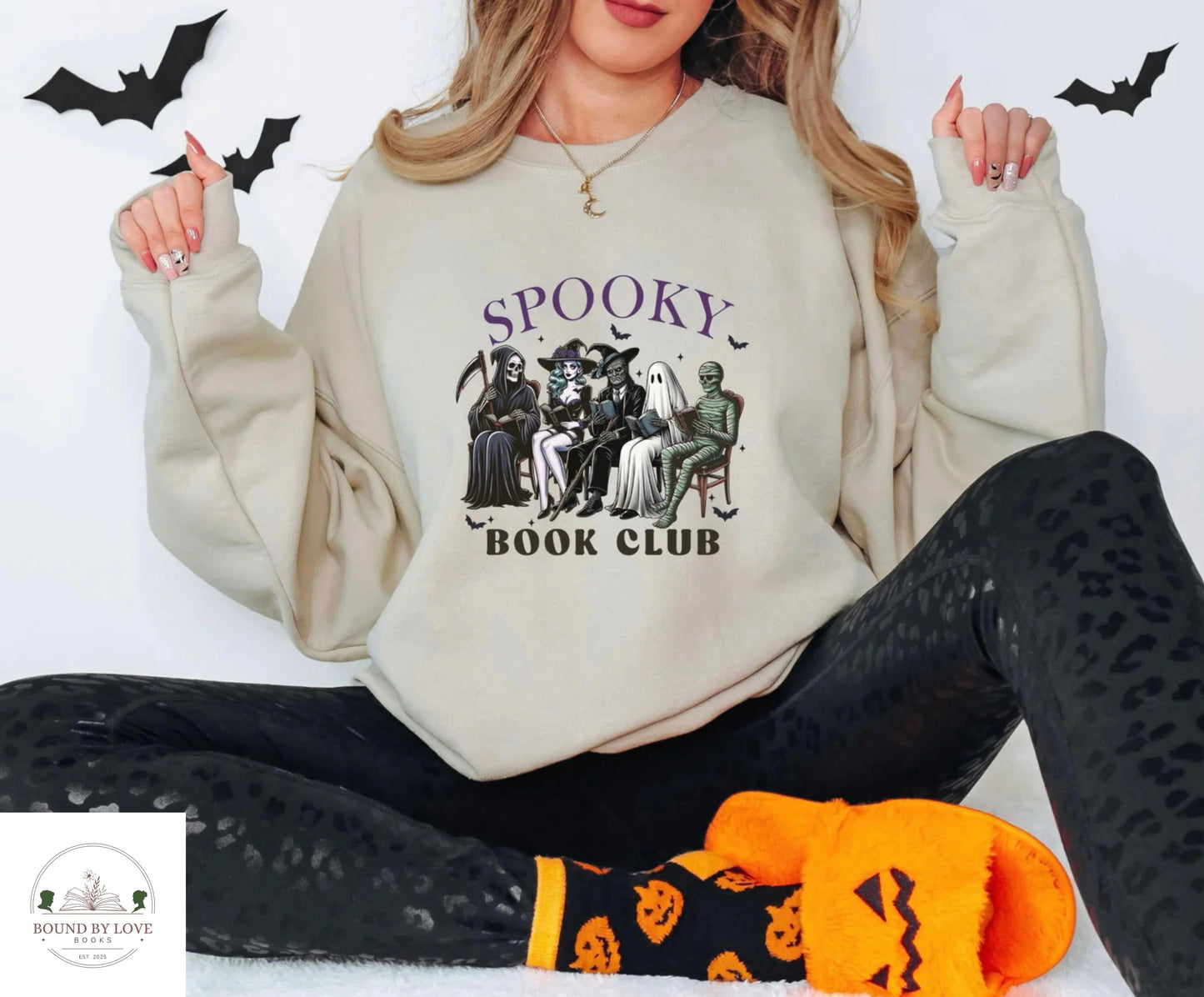 Spooky Book Club Sweater