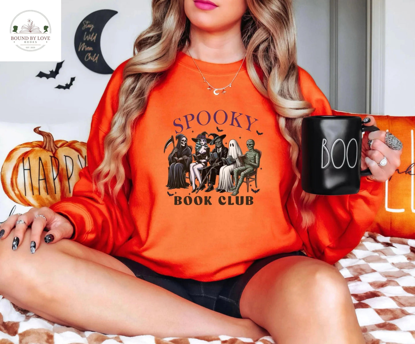 Spooky Book Club Sweater