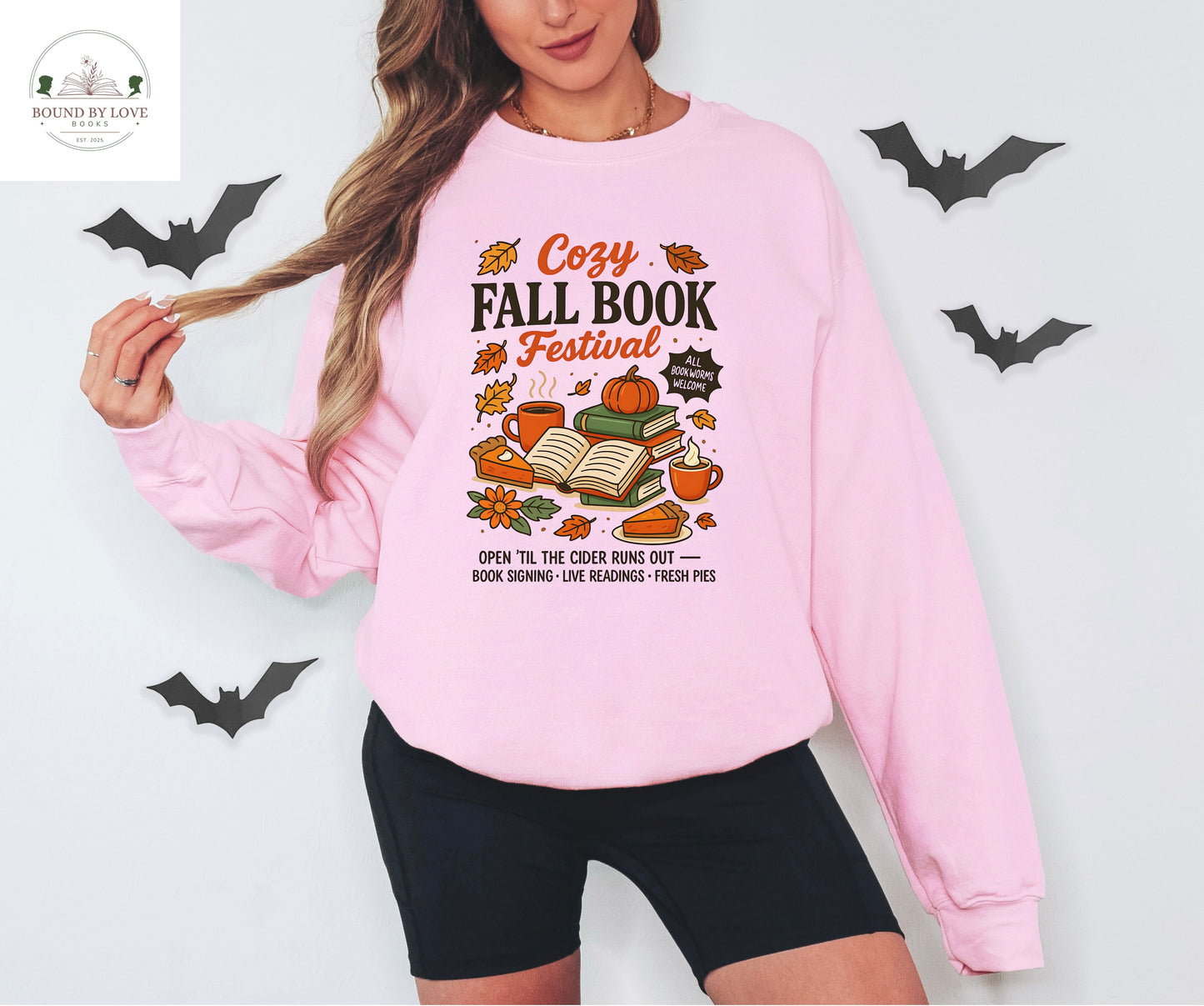 Cozy Fall Book Festival Crewneck