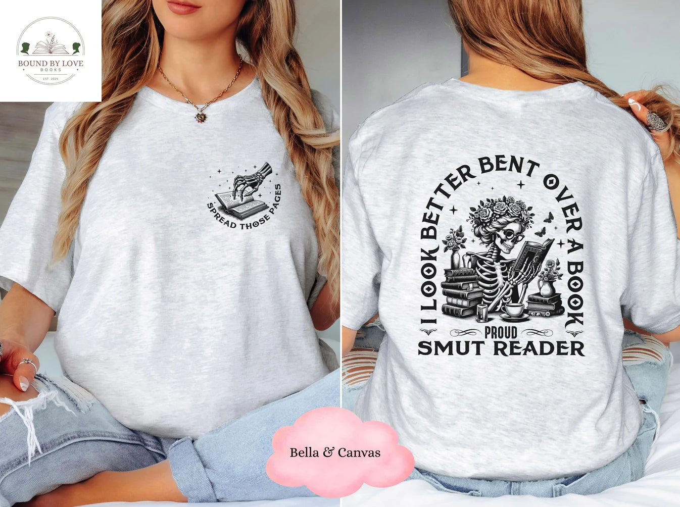 Bent Over A Book Tee