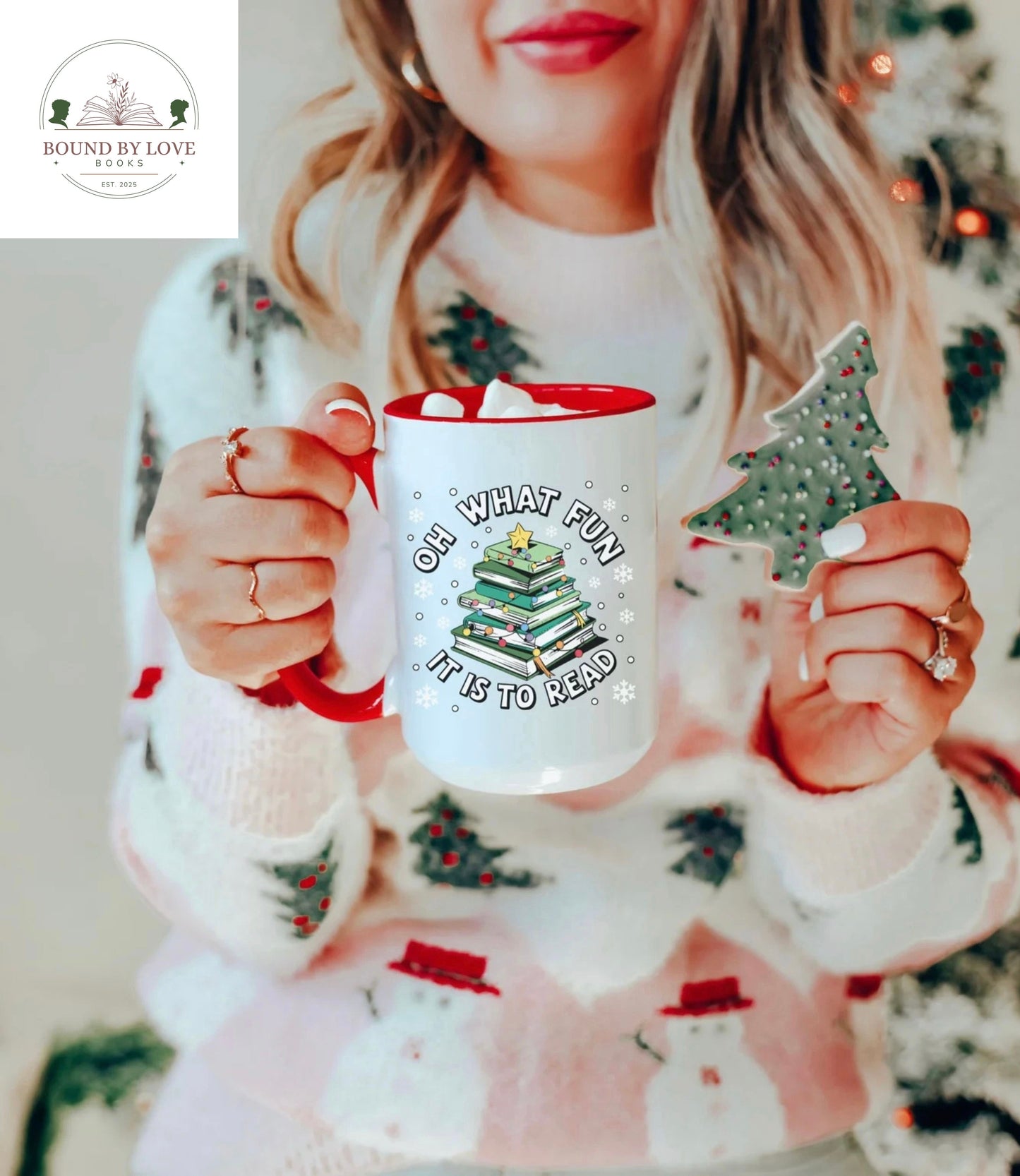 Oh What Fun It Is To Read Mug, 15oz 0r 11oz