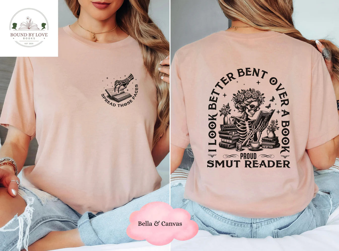 Bent Over A Book Tee