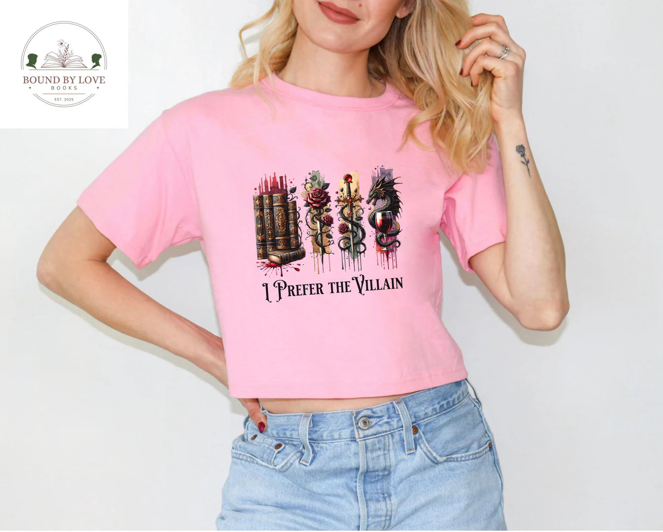 I Prefer The Villain Crop Top