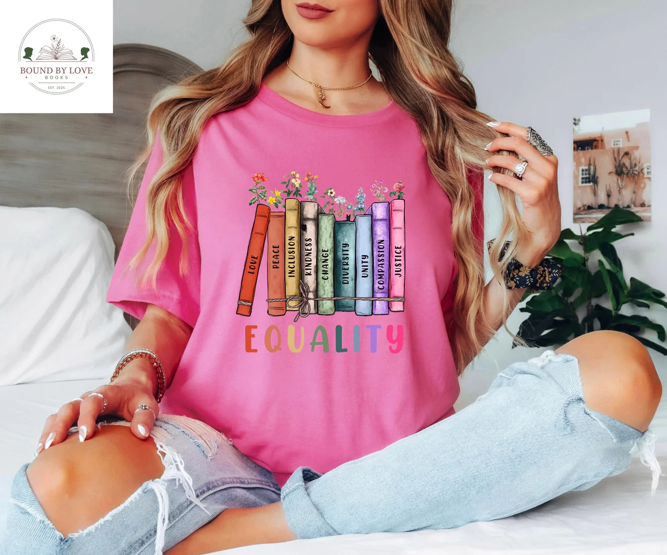 Equality Pride Bookish Tee