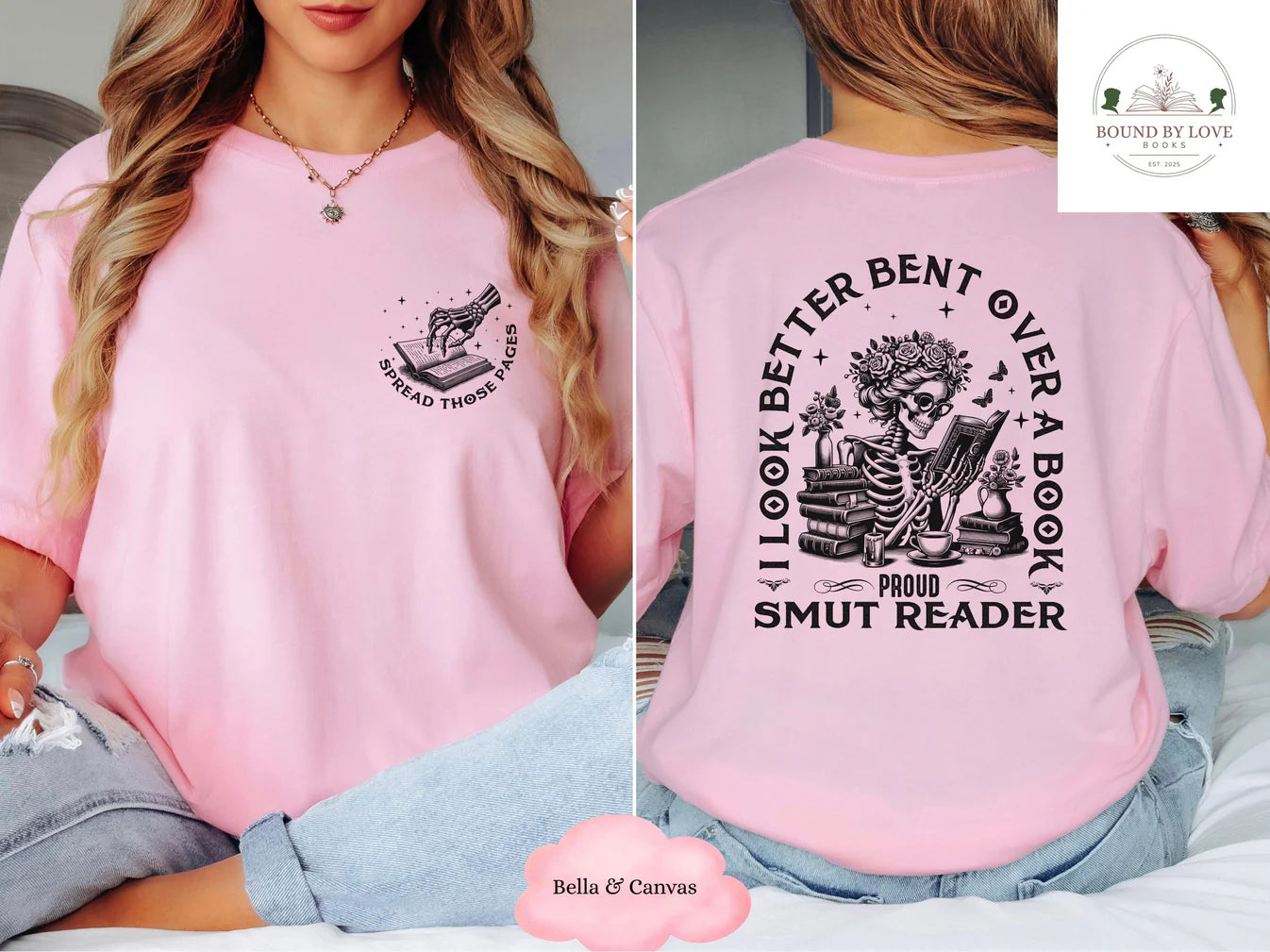 Bent Over A Book Tee
