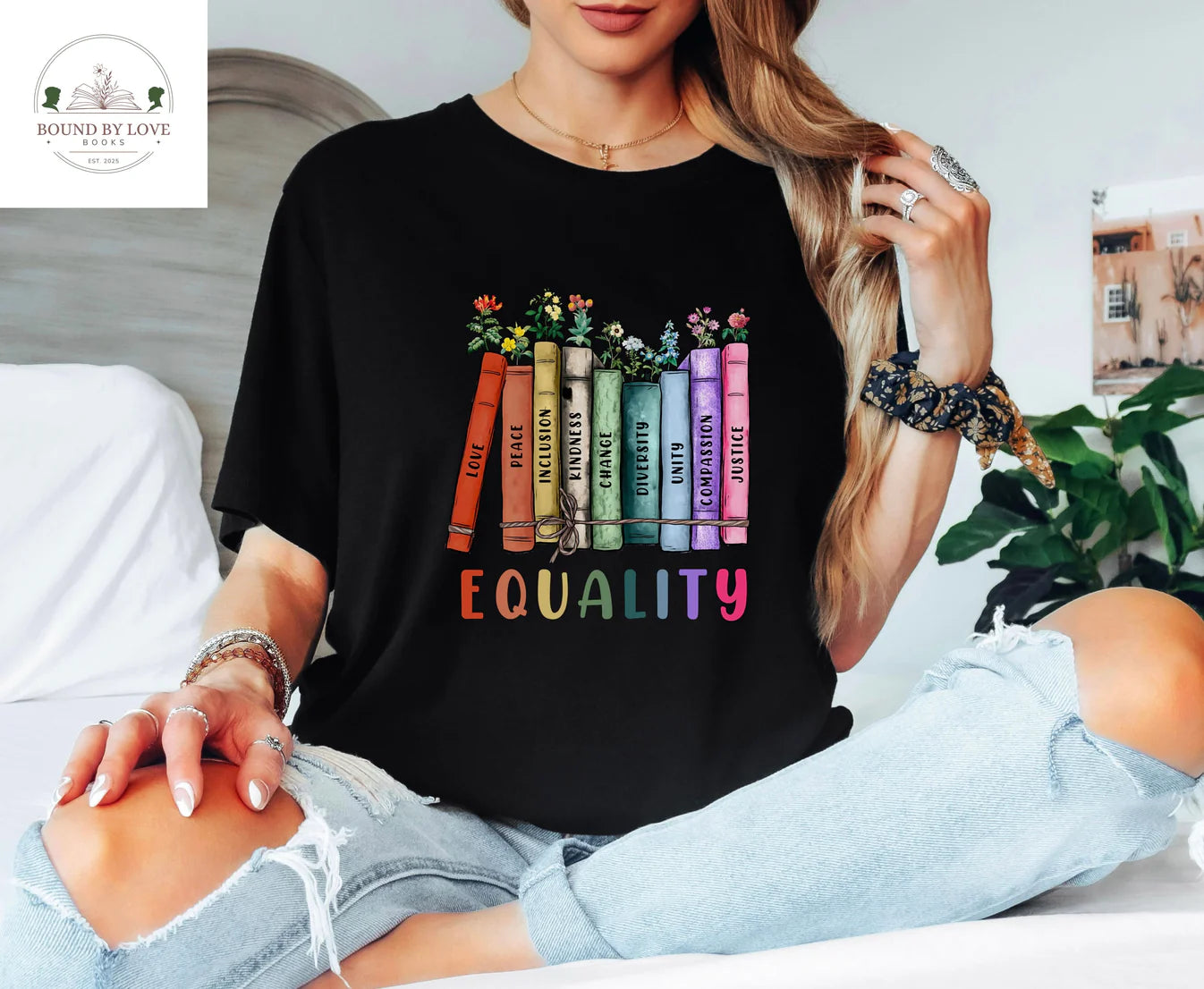 Equality Pride Bookish Tee