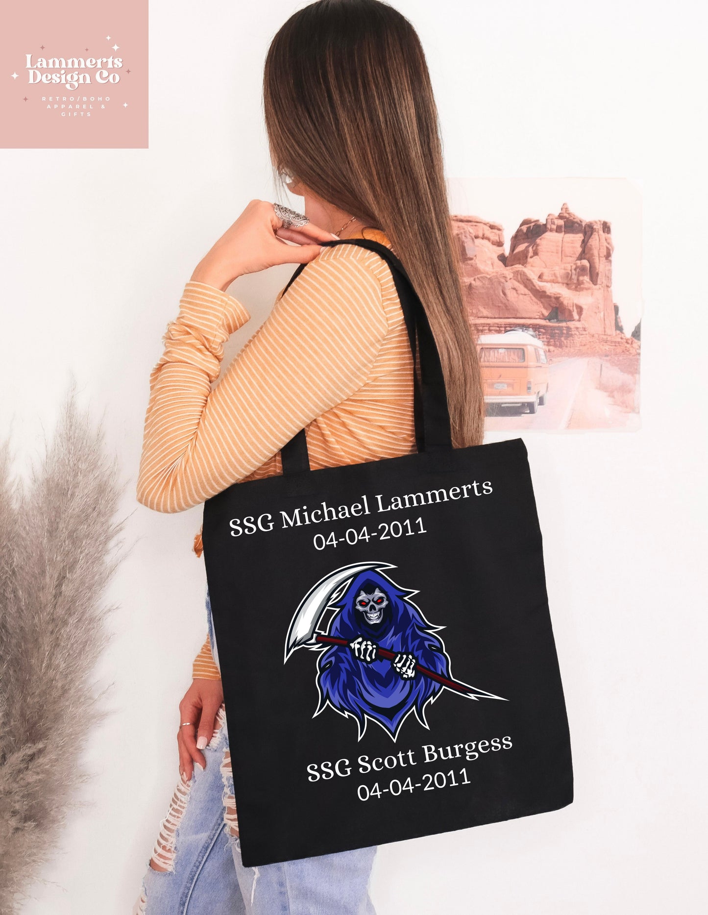 KIA Tote Bag-size 18x18