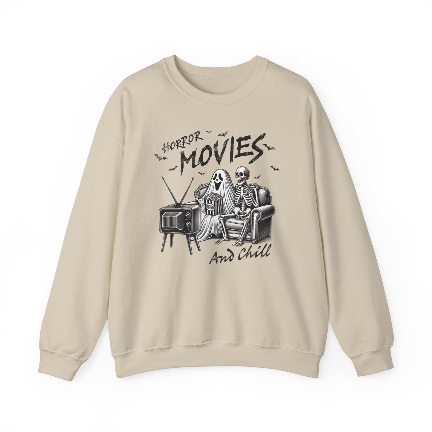 Horror Movies and Chill Crewneck Sweatshirt