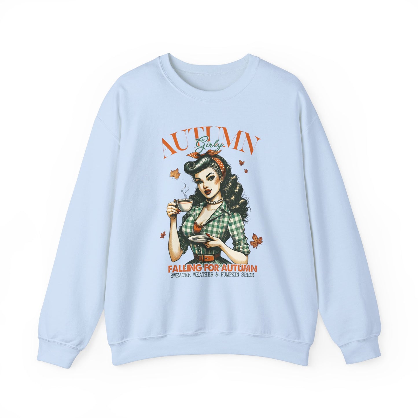 Retro Autumn Girly Crewneck