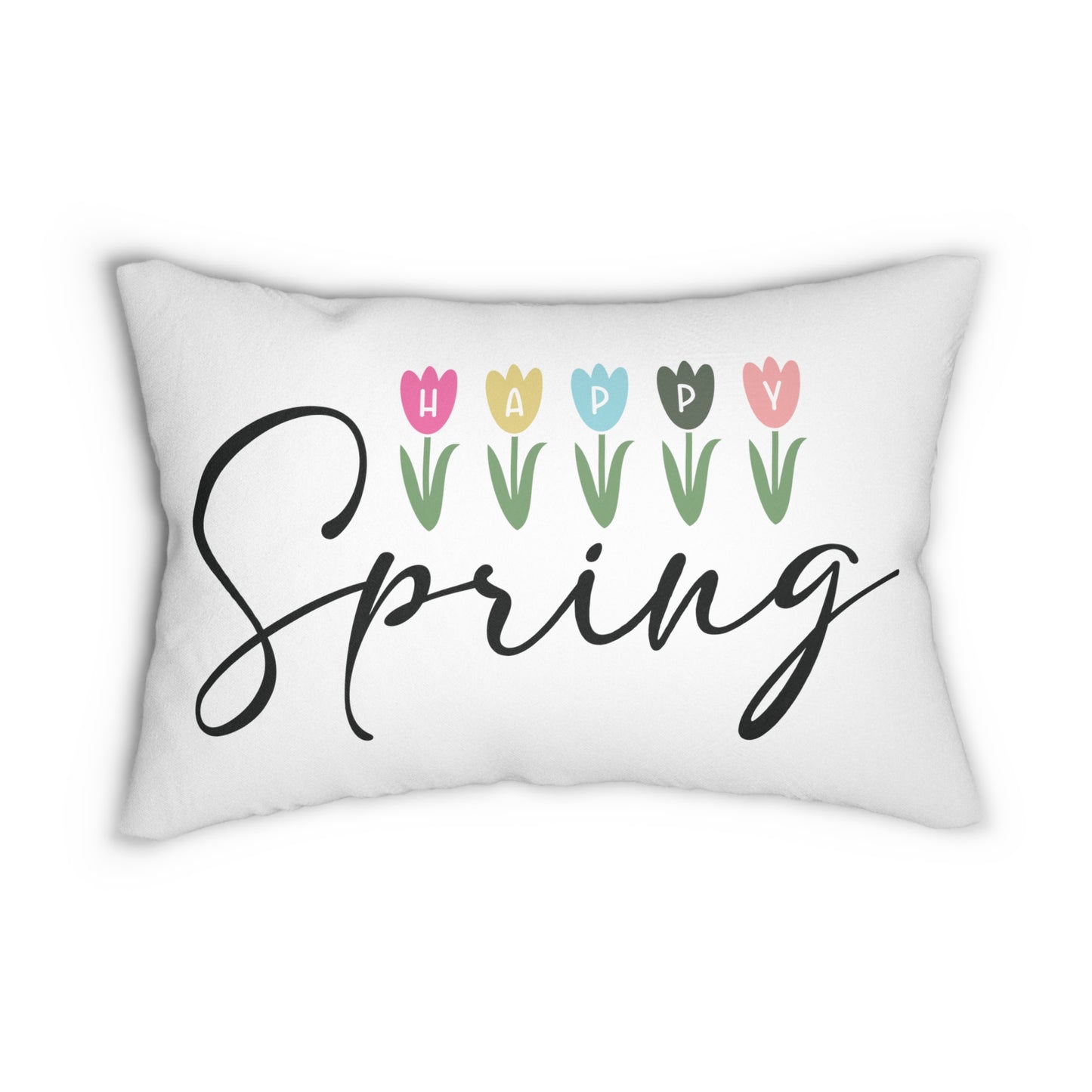 Happy Spring,  Lumbar Pillow