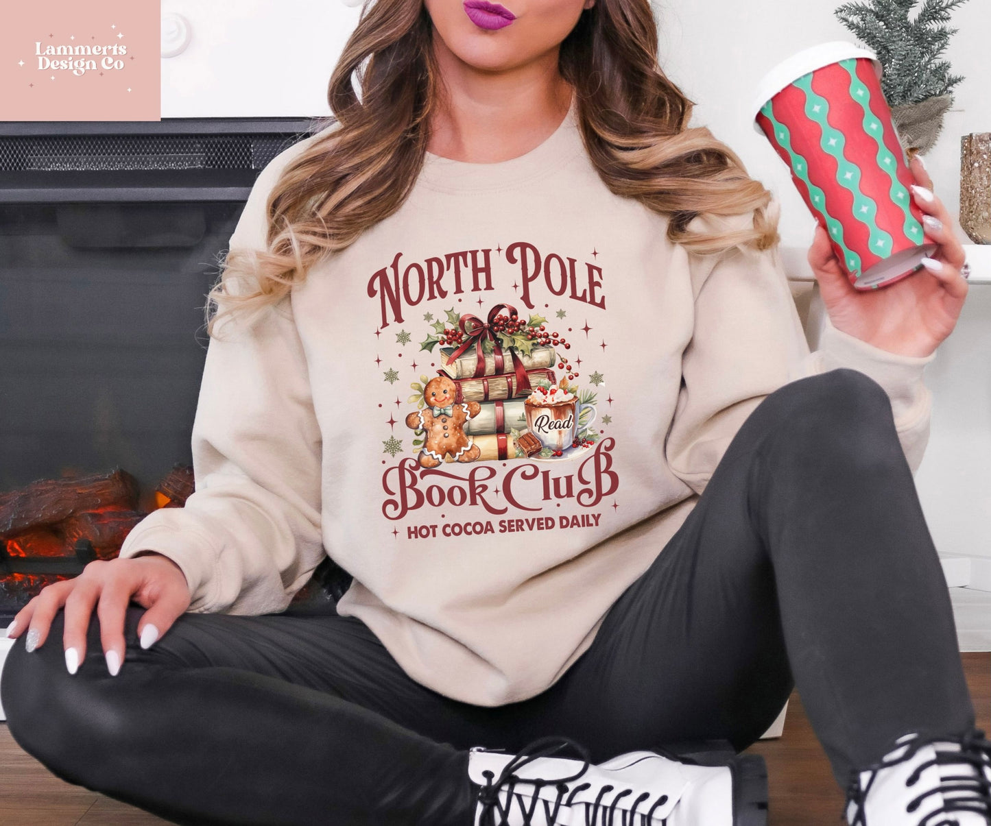 North Pole Book Club Sweatshirt