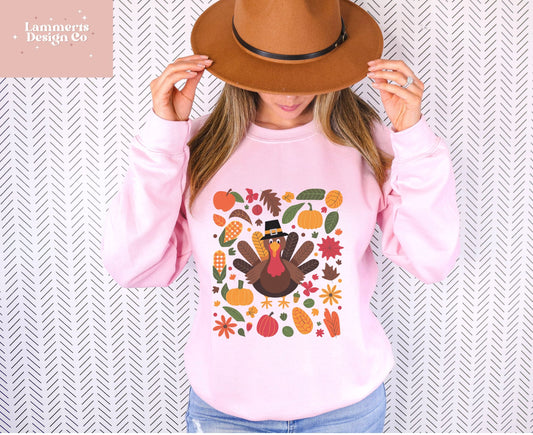 Retro Turkey Sweatshirt