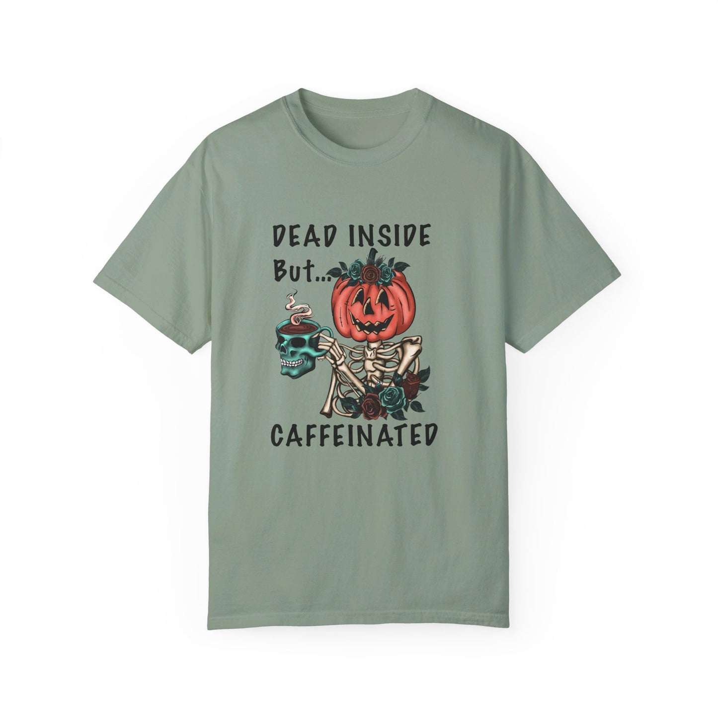 Dead Inside but Caffeinated Pumpkin T-shirt