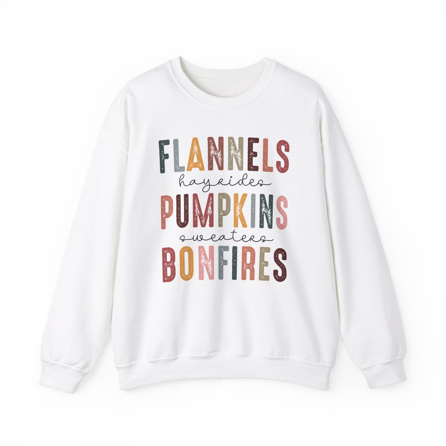 Flannel, Pumpkins and Bonfires Sweatshirt