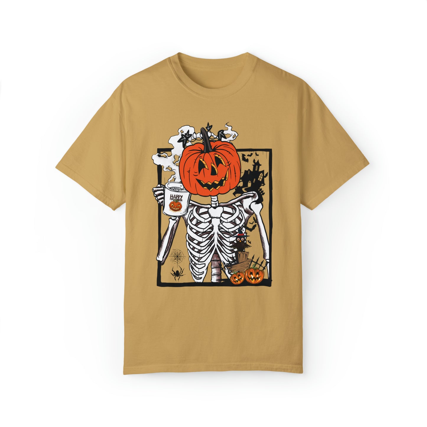 Pumpkin Head Skeleton Shirt