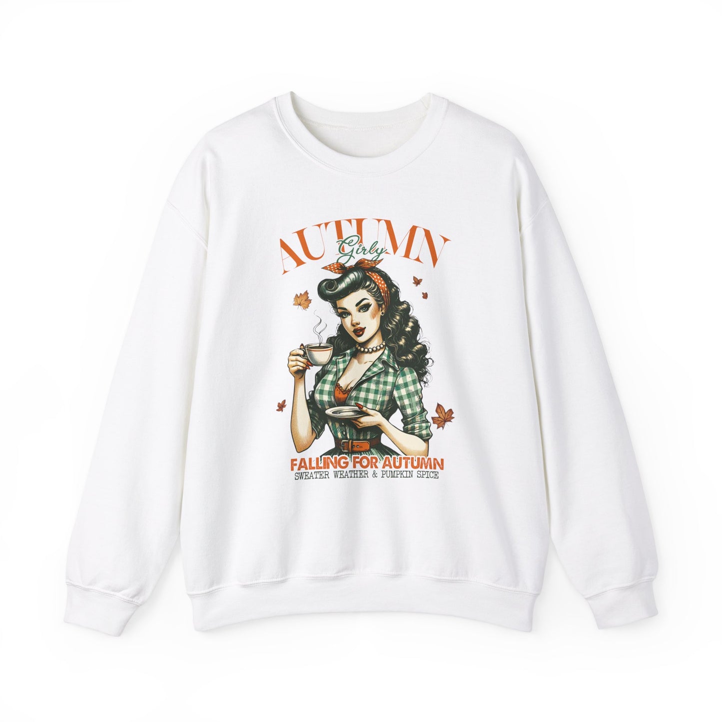 Retro Autumn Girly Crewneck