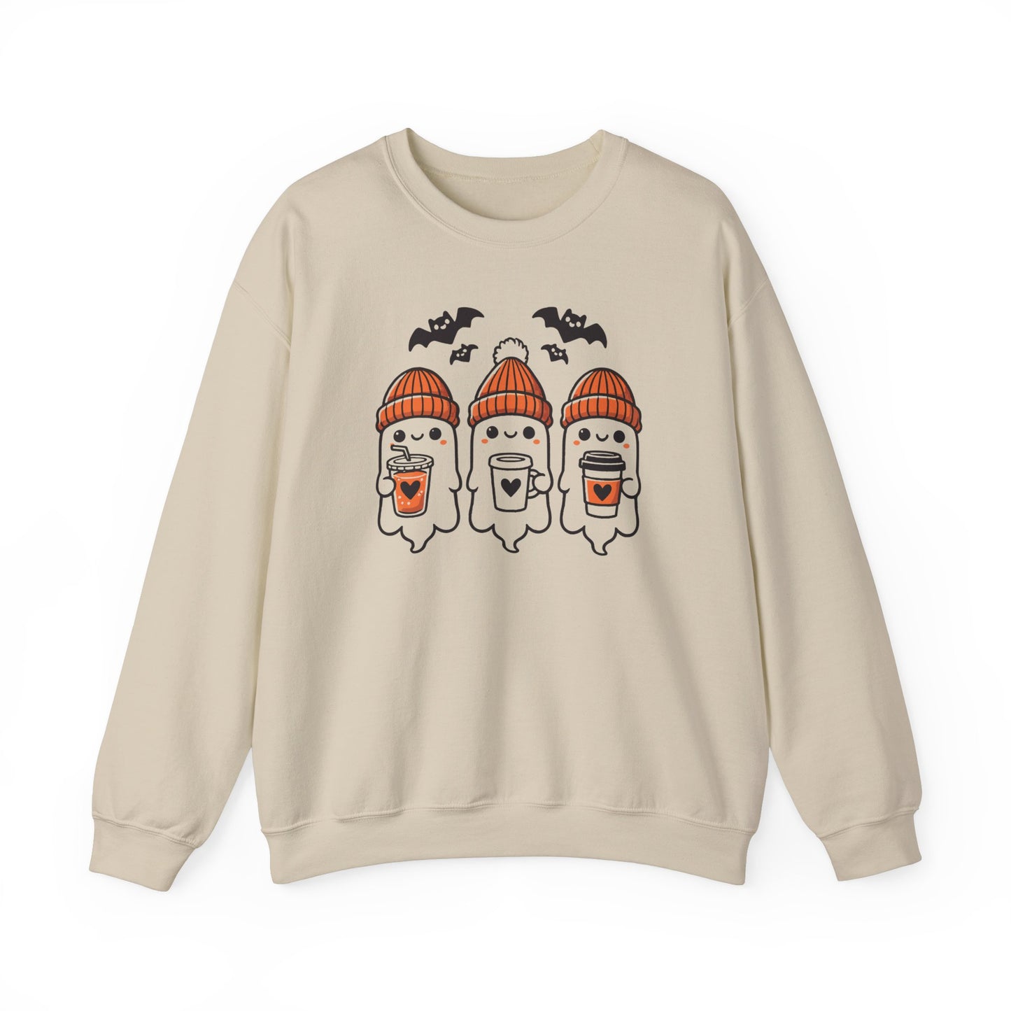 Coffee Ghost Crewneck Sweater