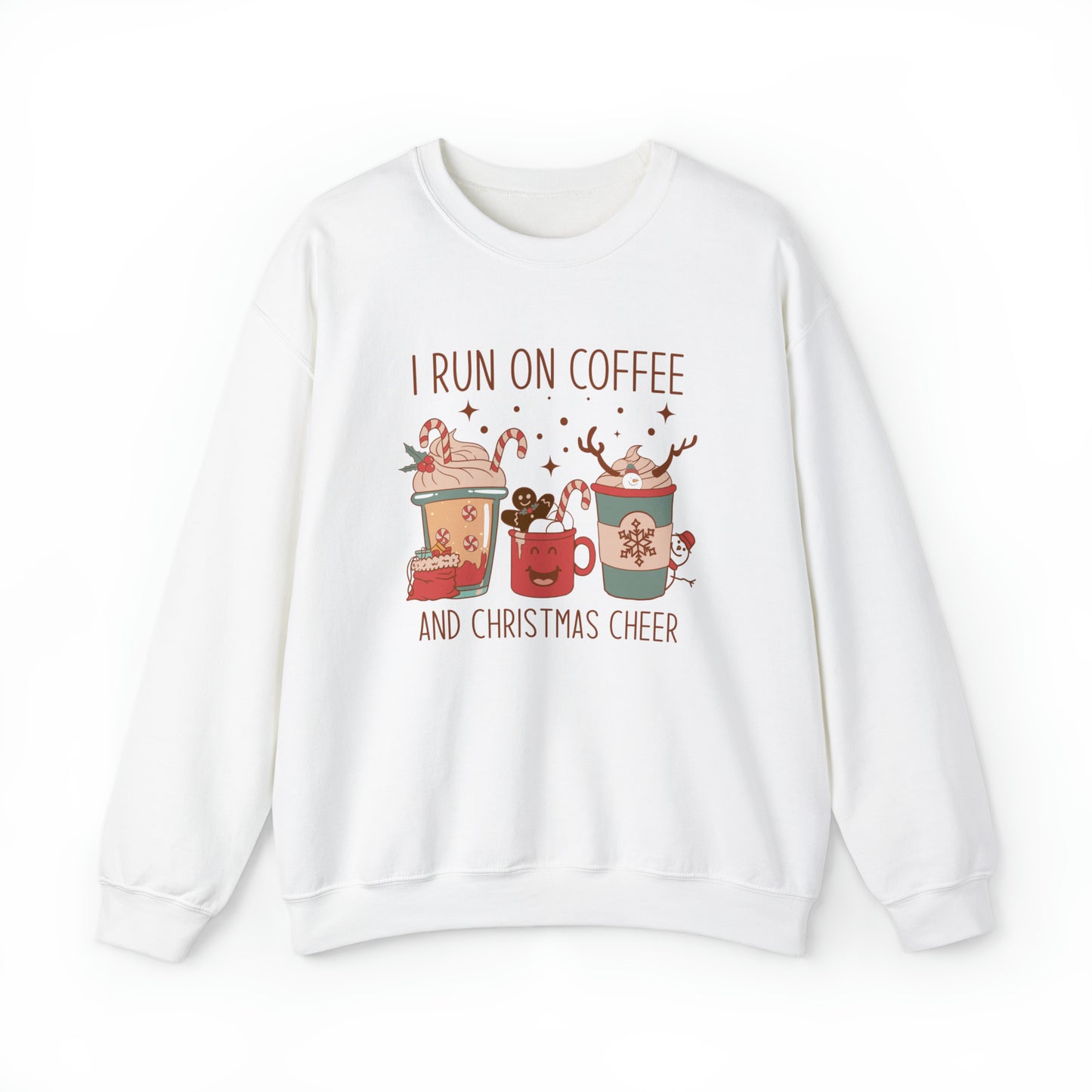 i run on coffee and christmas cheer sweater