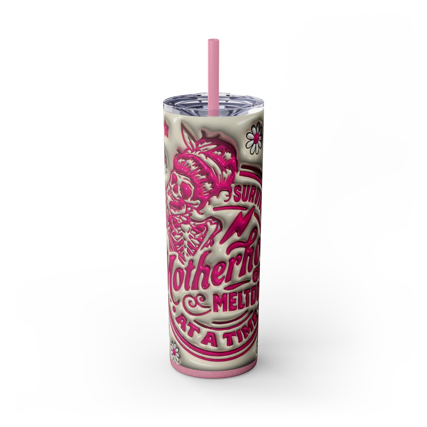 Surviving Motherhood One Meltdown At A Time Tumbler, 20oz