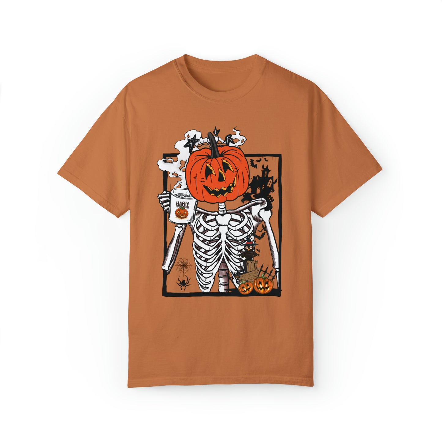 Pumpkin Head Skeleton Shirt