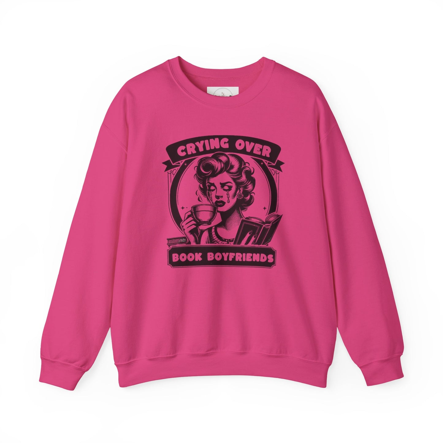 Crying Over Book Boyfriends Sweater