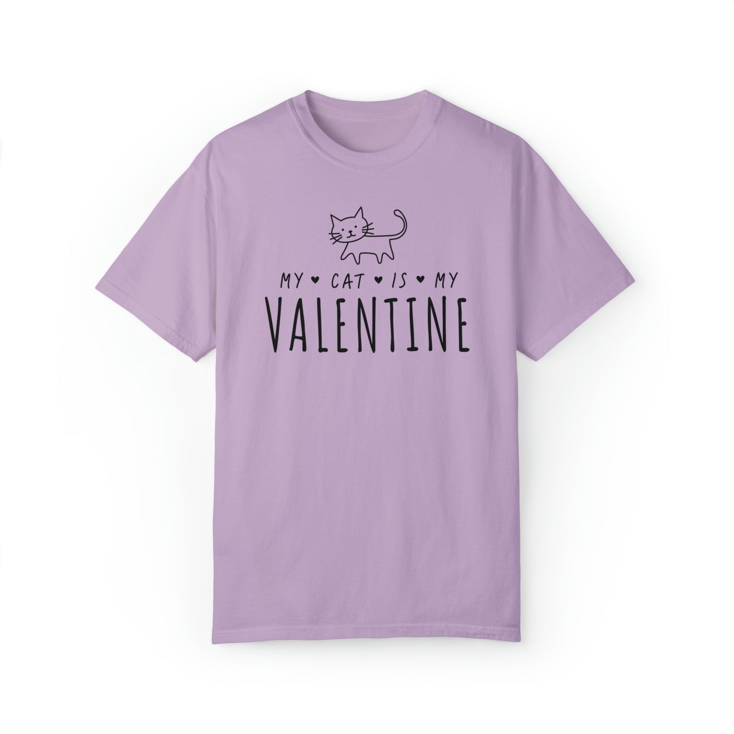 My Cat Is My Valentine Tee