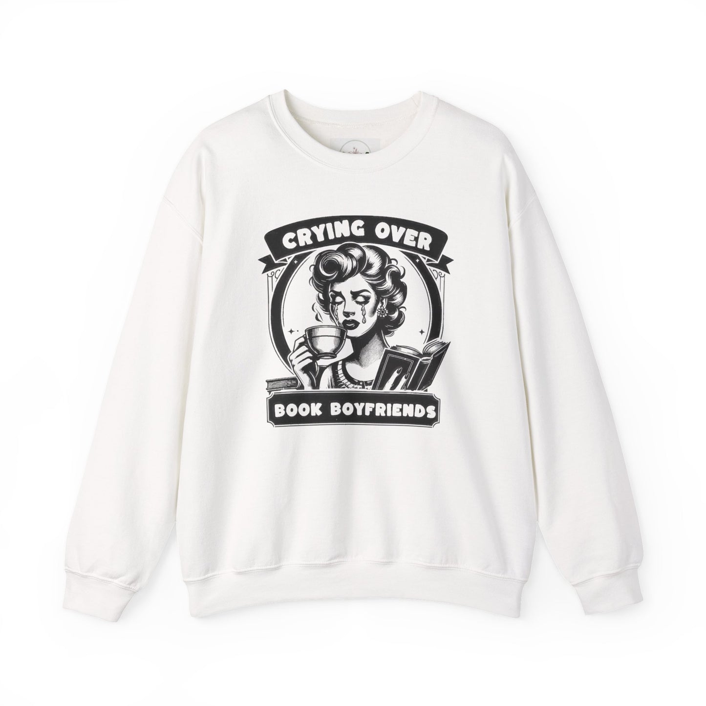 Crying Over Book Boyfriends Sweater
