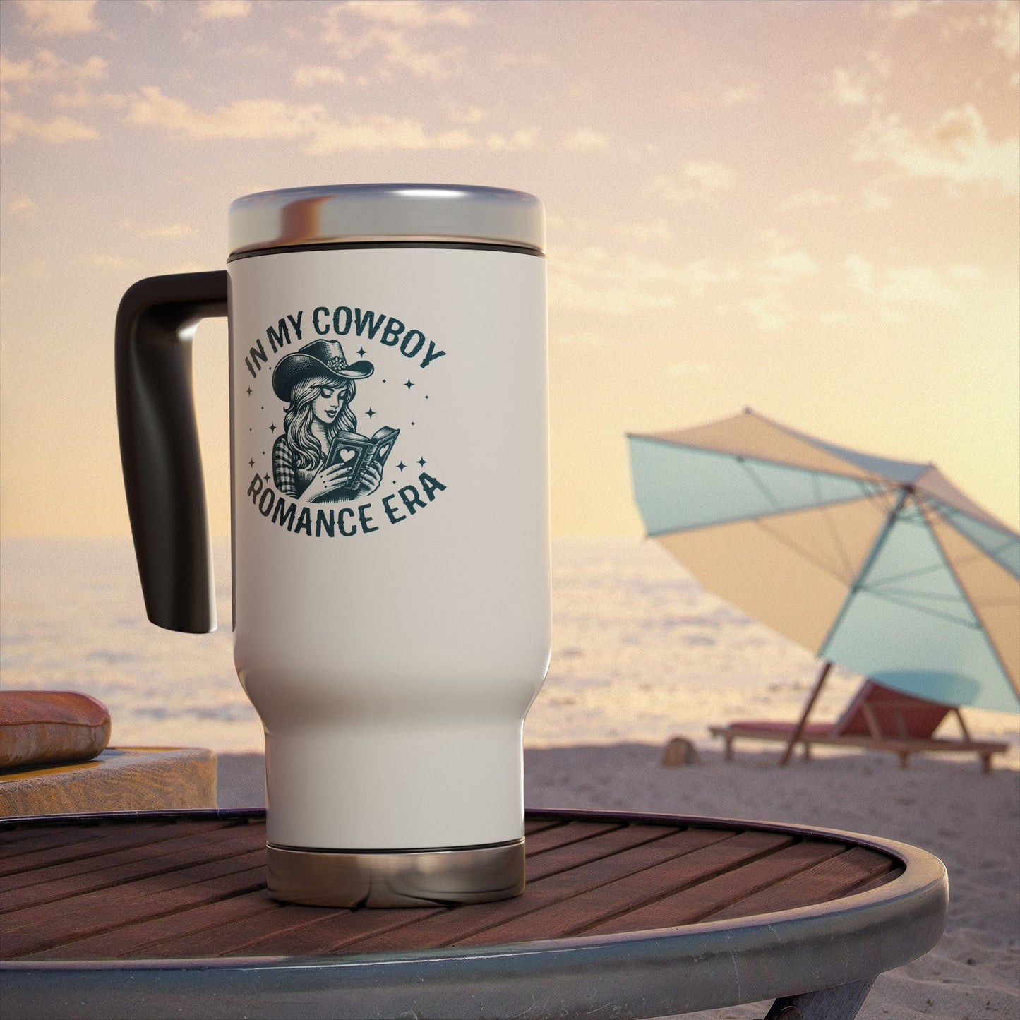 Cowboy Romance Era Travel Mug, 14oz