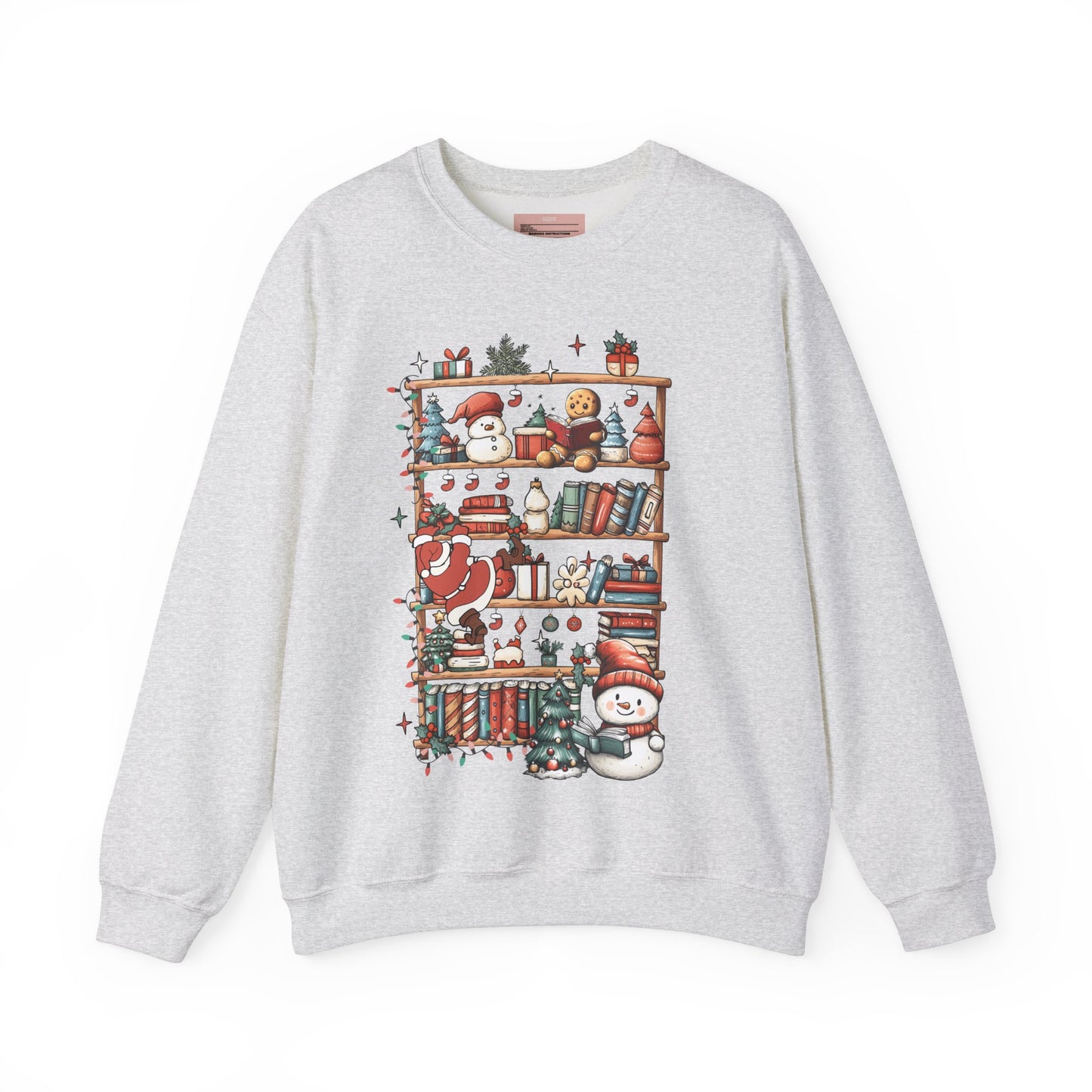 Christmas Book Shelf Sweatshirt