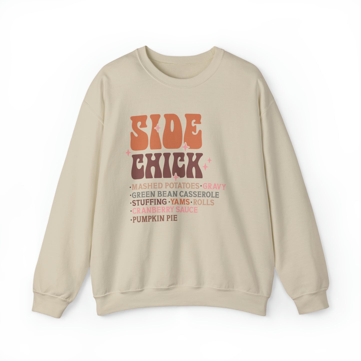 side chick thanksgiving crewneck