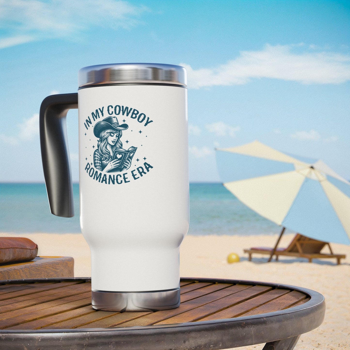 Cowboy Romance Era Travel Mug, 14oz