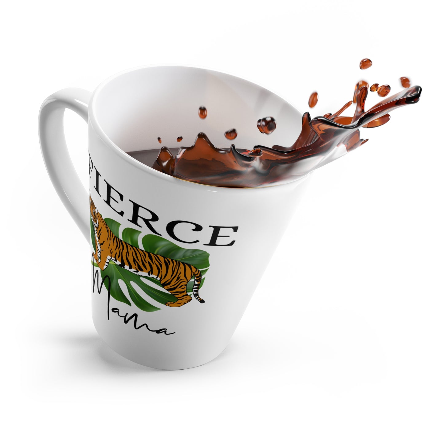 Fierce Mama Latte Mug, 12oz