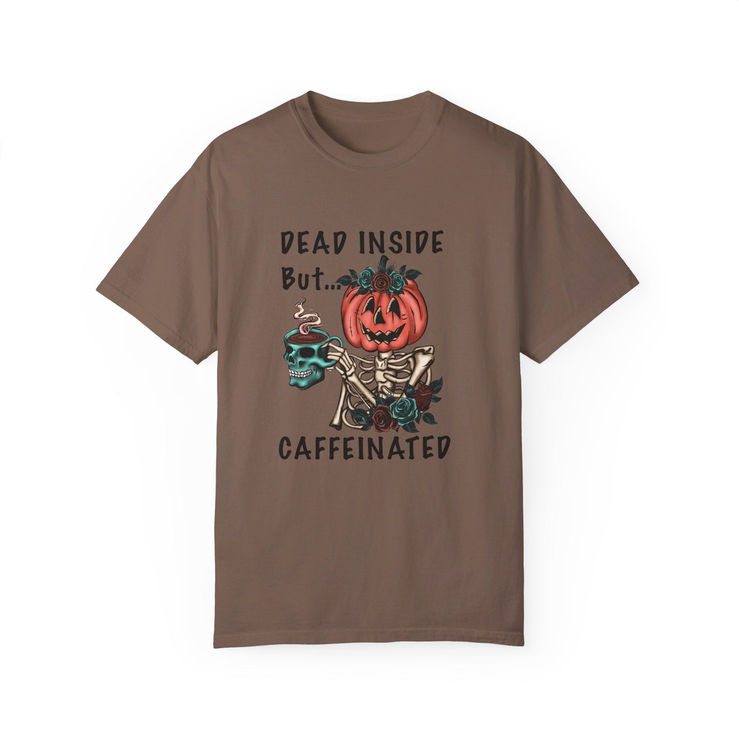 Dead Inside but Caffeinated Pumpkin T-shirt