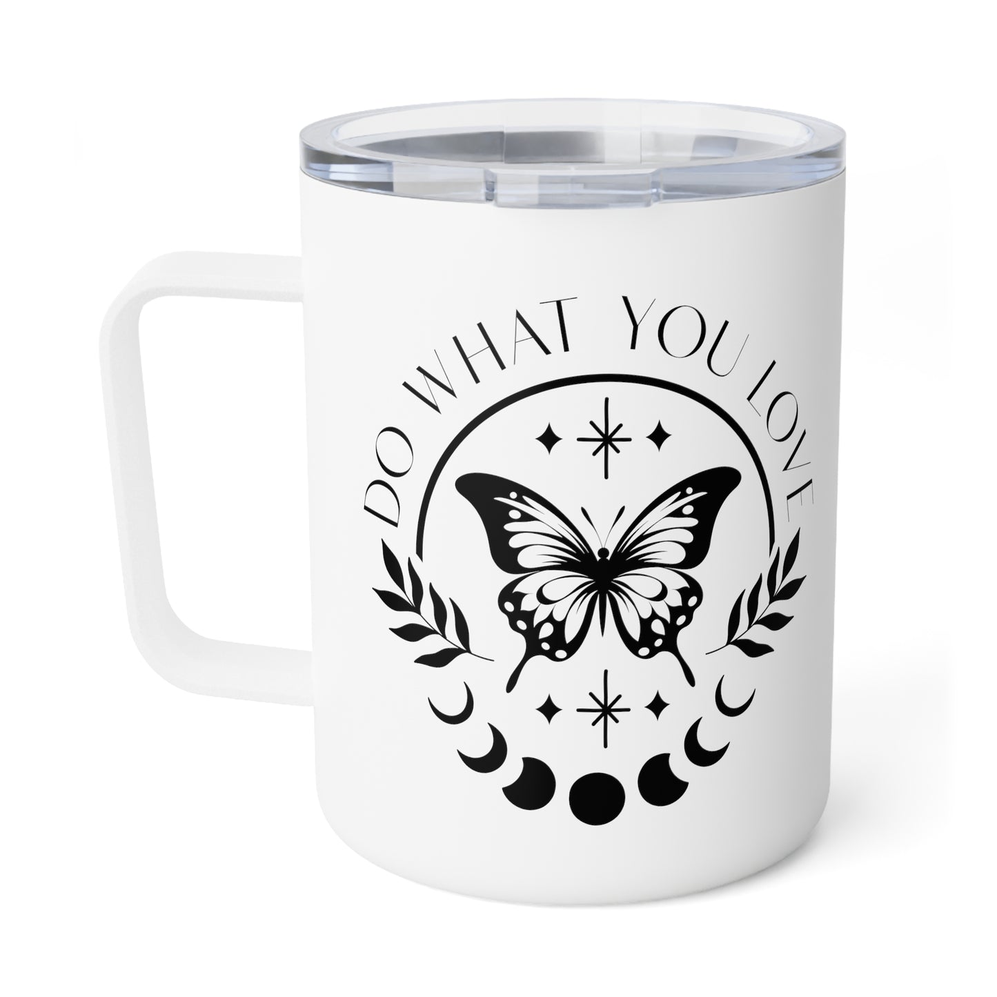 Do What You Love Mug, 10oz with lid