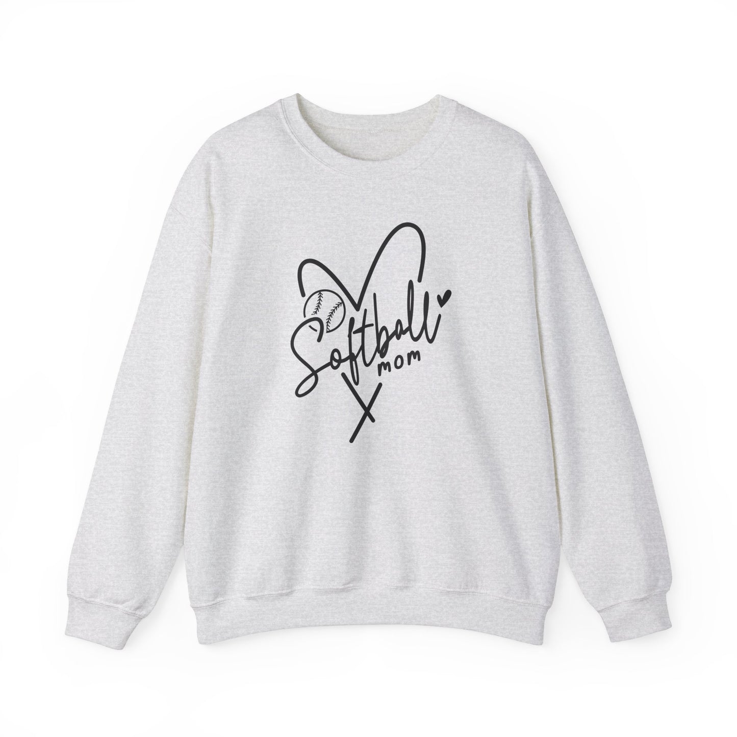 Softball Mom Heart Sweater