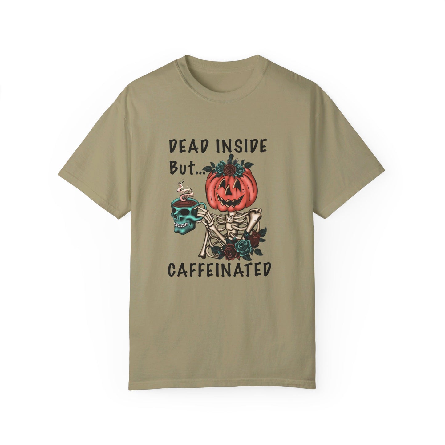 Dead Inside but Caffeinated Pumpkin T-shirt