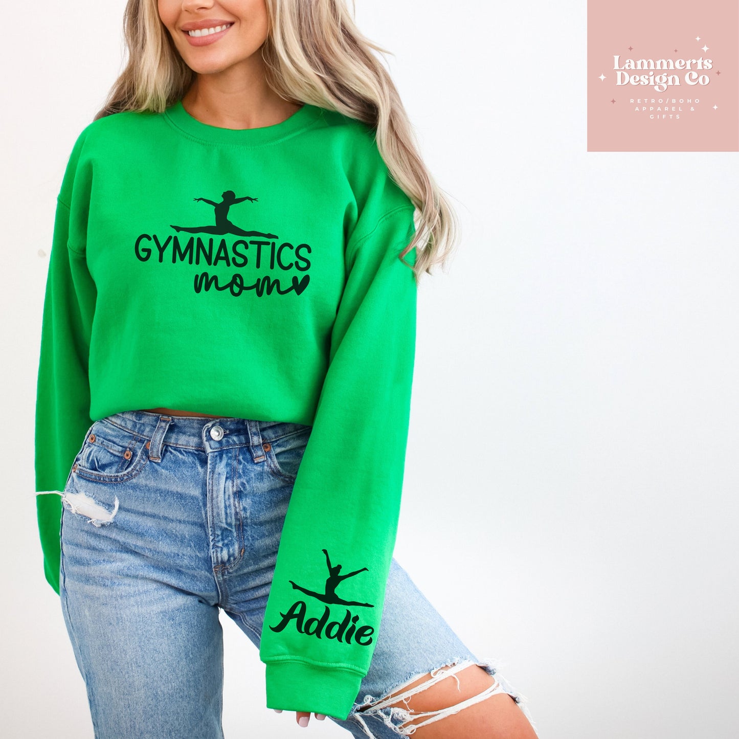 Gymnastics Mom *Custom Sleeve Design*