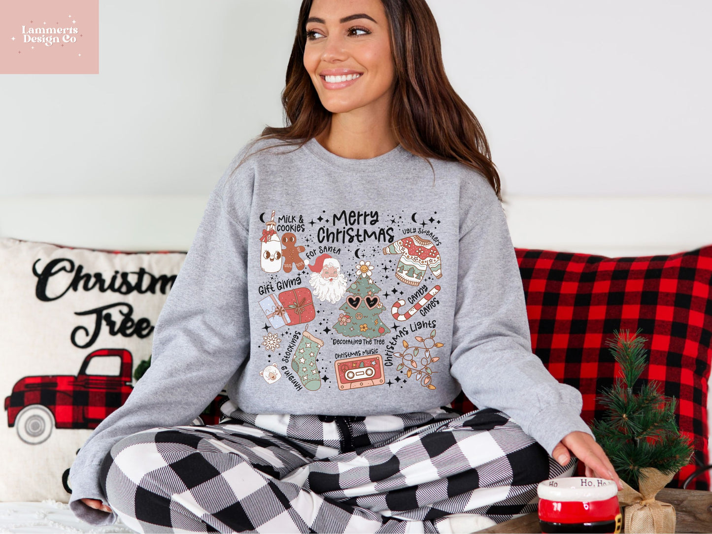 Merry Christmas Activities Crewneck Sweatshirt