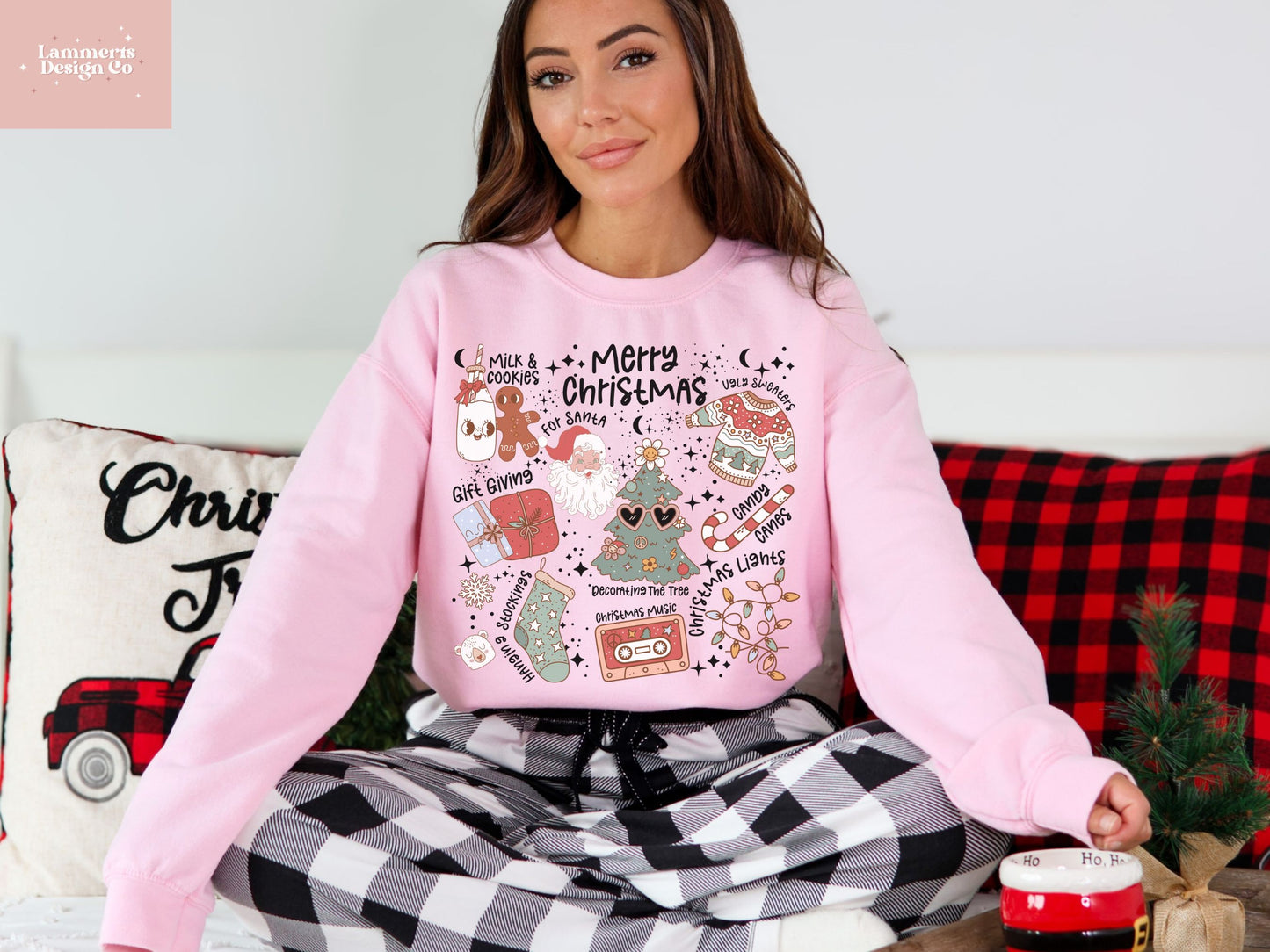 Merry Christmas Activities Crewneck Sweatshirt