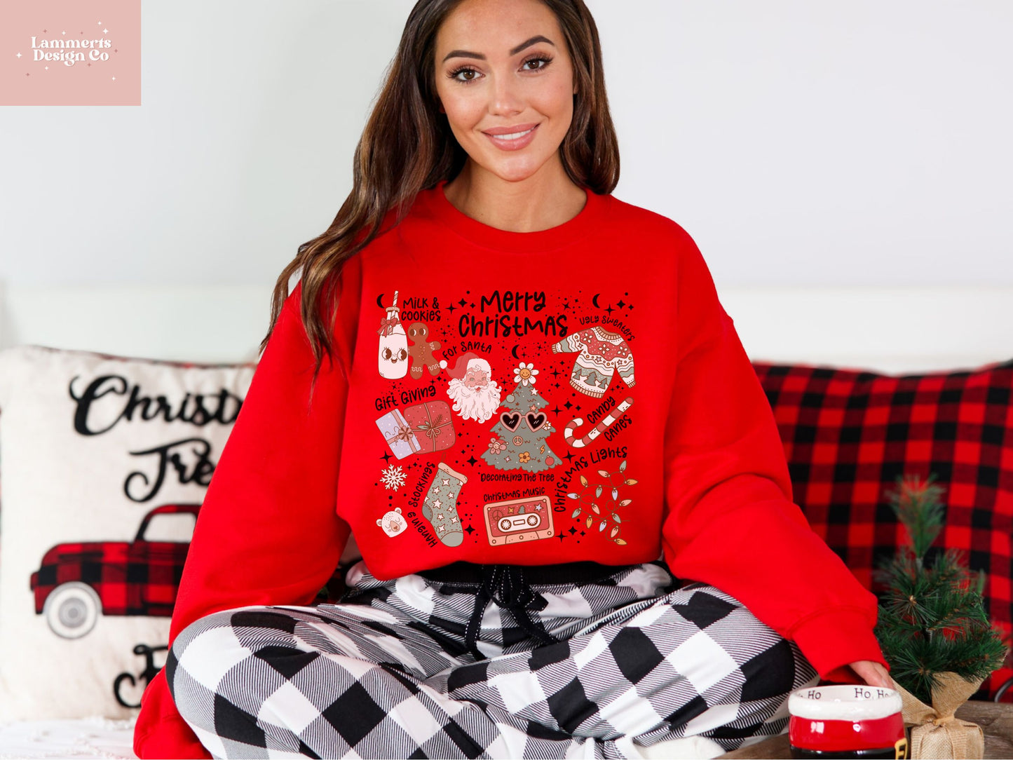 Merry Christmas Activities Crewneck Sweatshirt