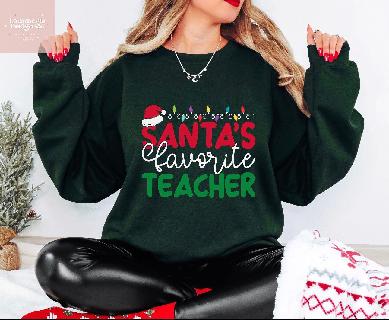 Santa's Favorite Teacher Sweater