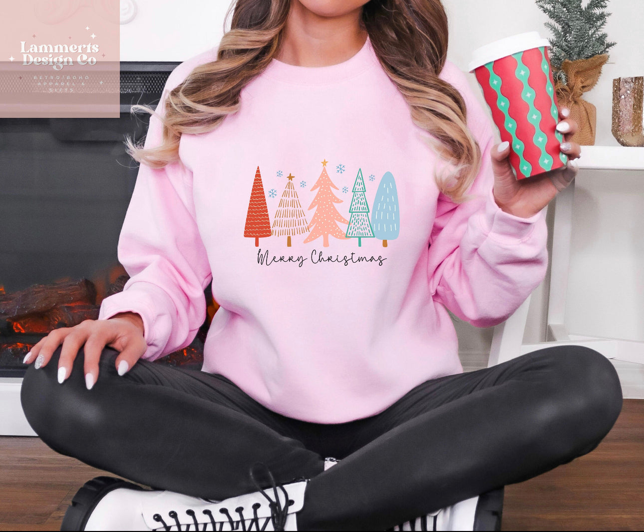 Merry Christmas Pastel Sweater