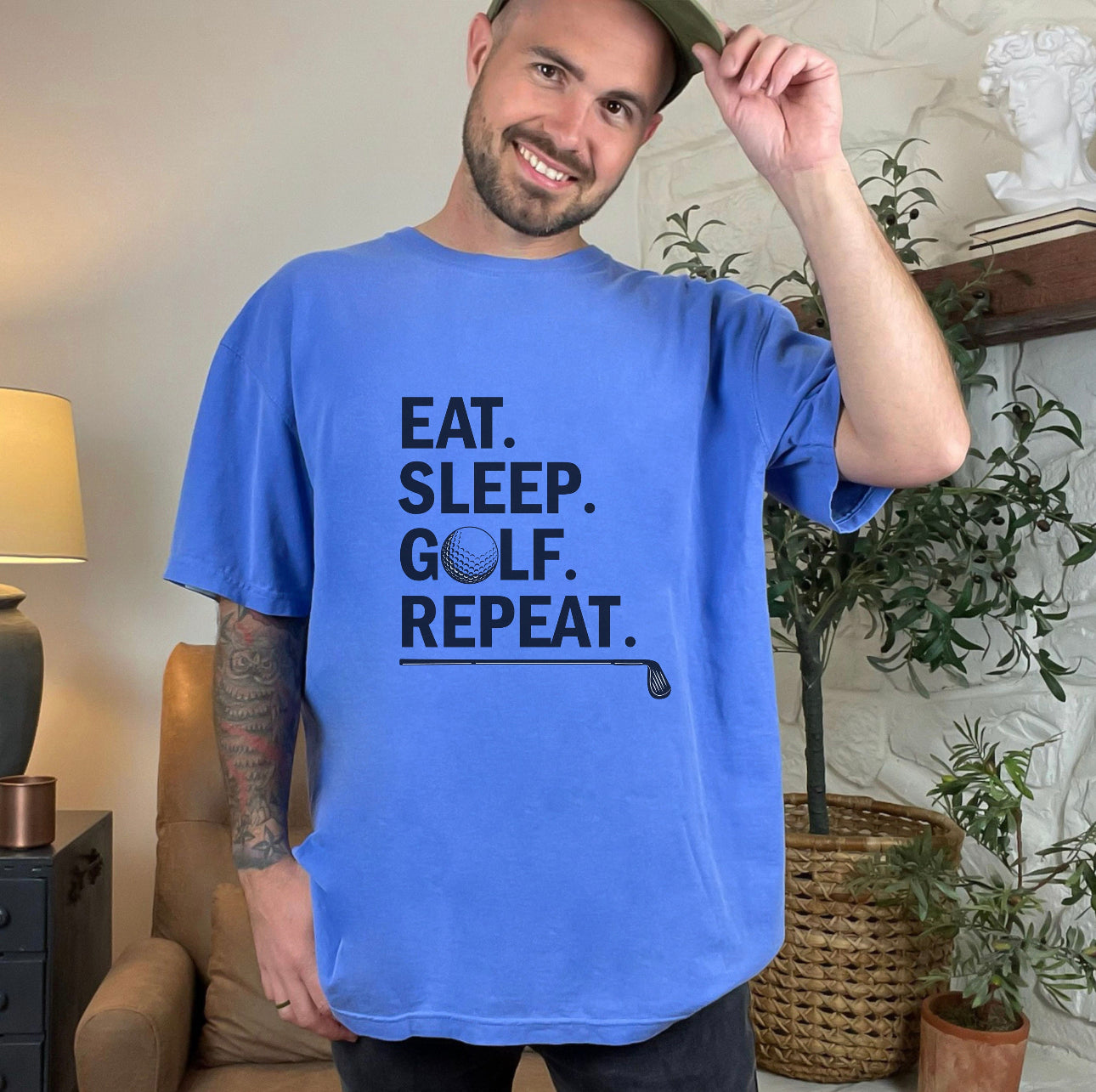 Eat Sleep Golf Repeat T-Shirt