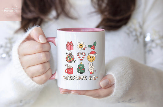 Festive AF 11oz Christmas Mug