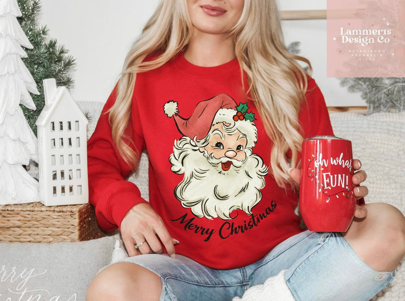 Vintage Santa Sweater