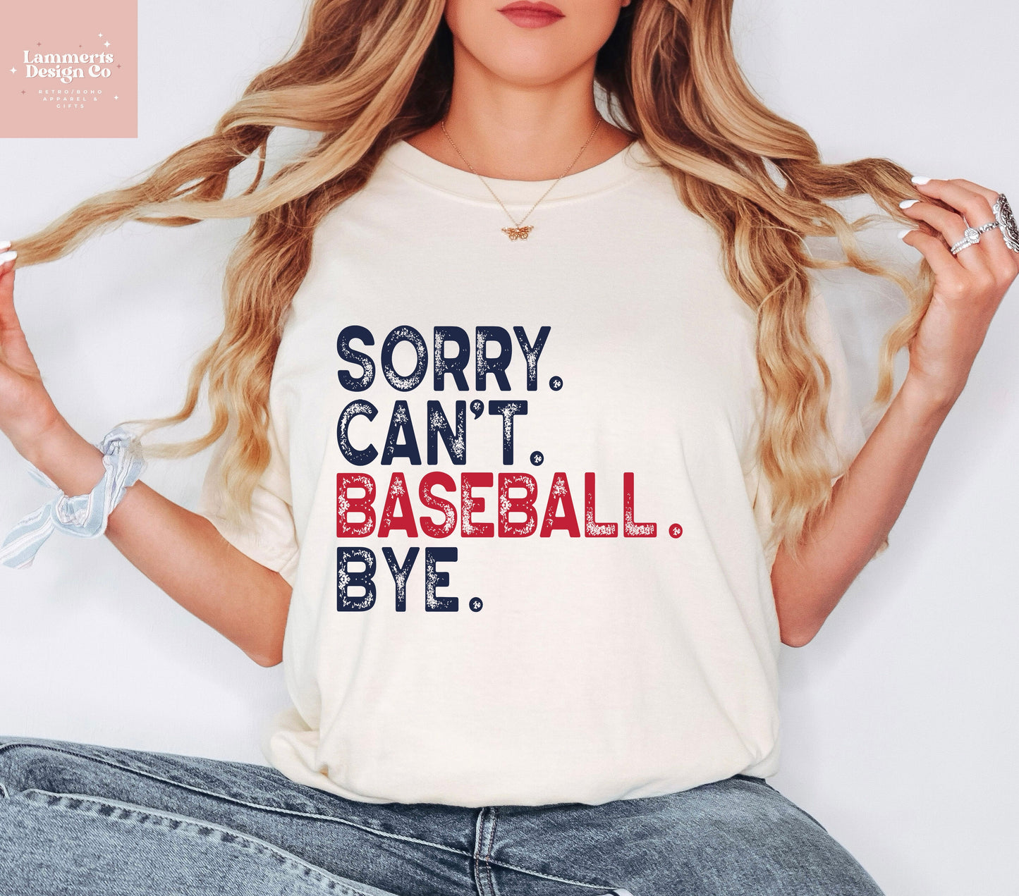 Sorry Can't Baseball Bye Tee