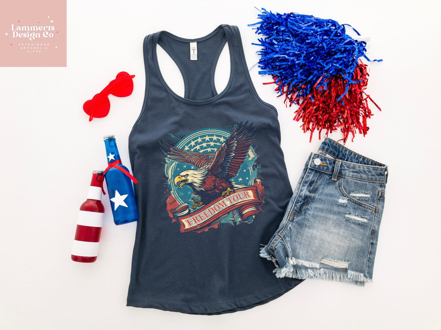 Freedom Tour Racerback Tank Top