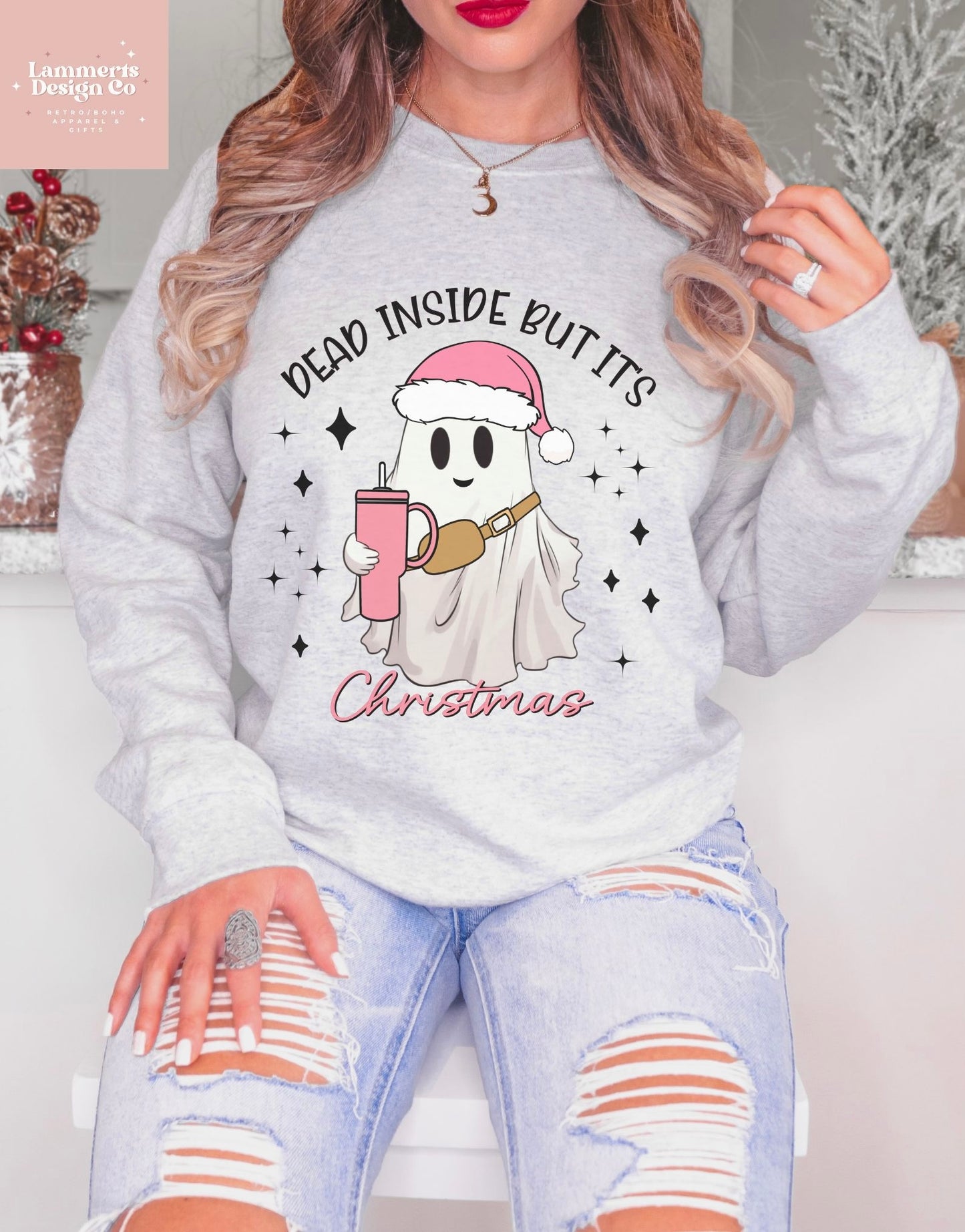 Ghost Christmas Crewneck